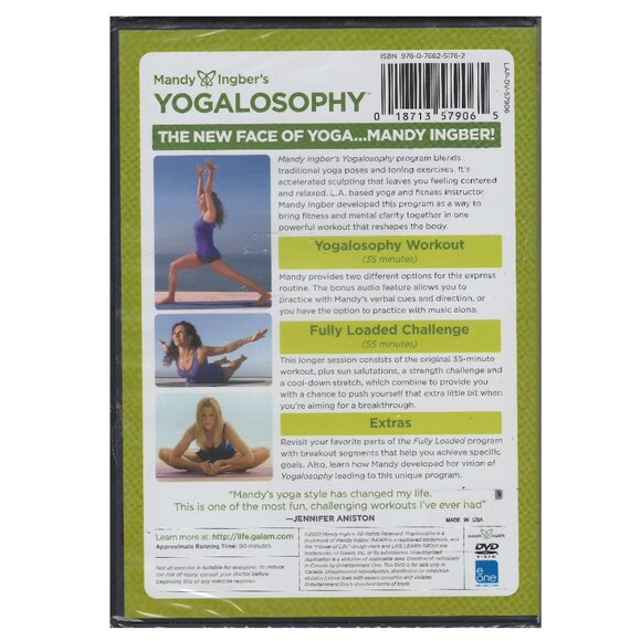 2 NEW Yoga DVDs Yogalosophy and Yoga Body Sculpt - Picture 5 of 5